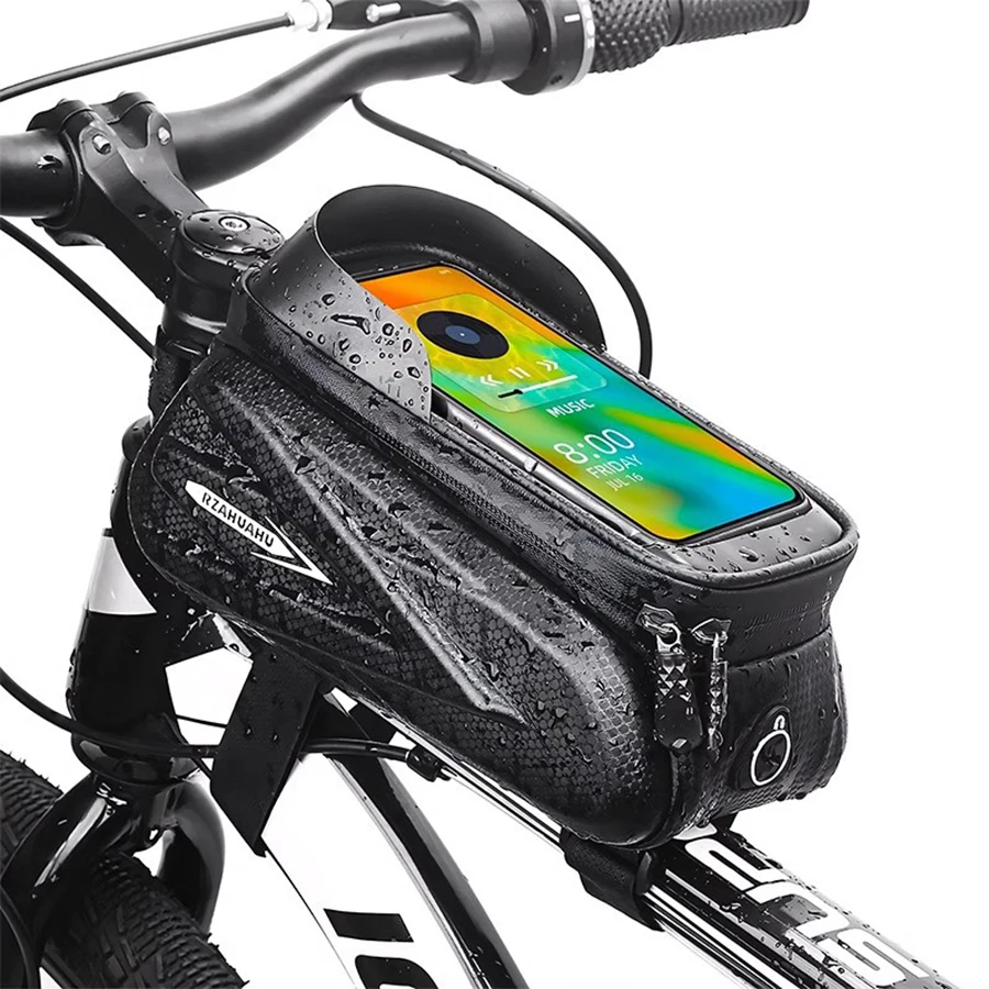 AliExpress Bicycle Bag Waterproof Touch Screen Cycling Bag Top Frame Tube Bag MTB Road Bike Bag Phone Case Bike Accessories