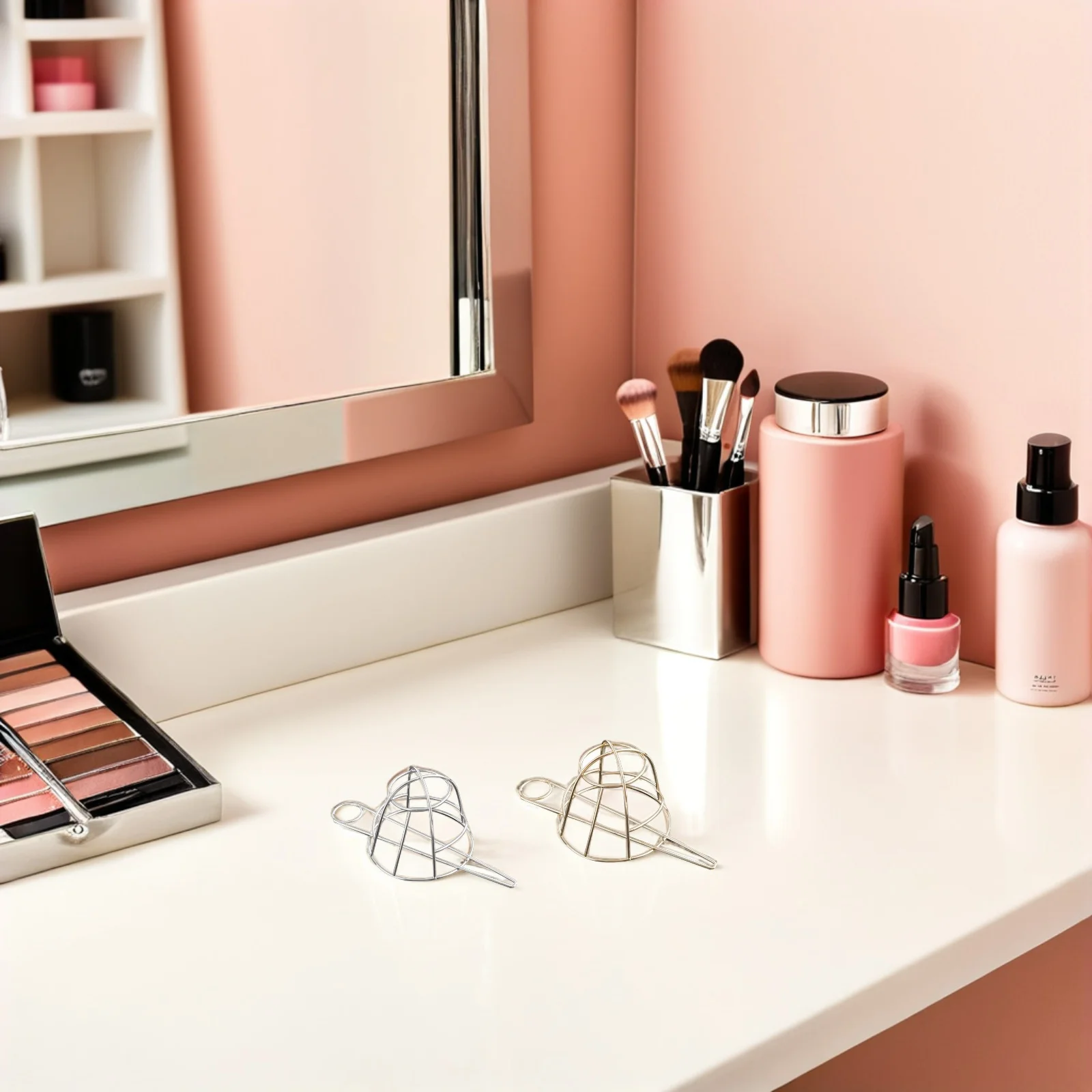 

2 шт., винтажная полая клетка для птиц, чехол для пучка волос, металлическая вилка, безопасная прическа, булавка для шиньона, стильные аксессуары для пучка волос, булавка для шиньона