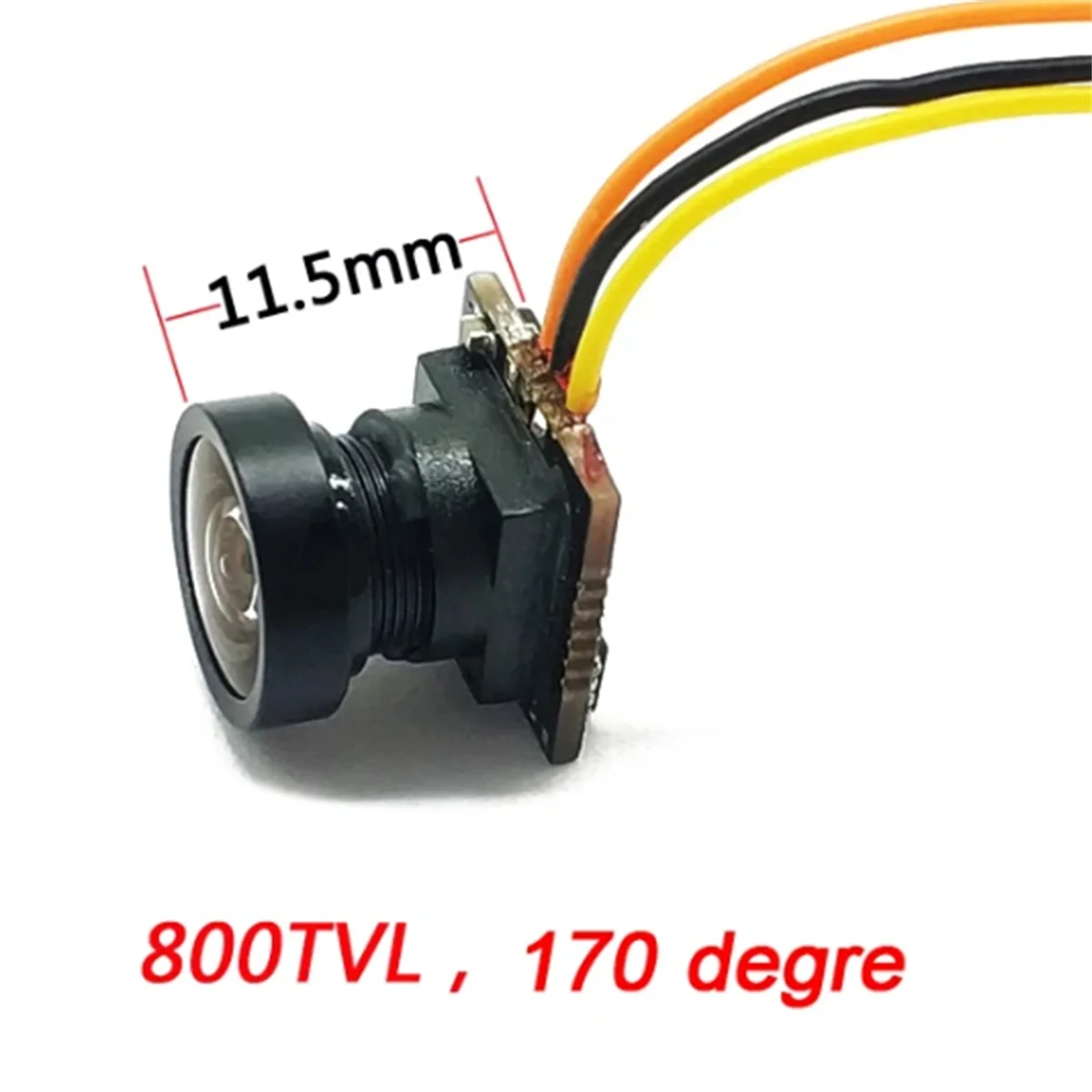 AT-5.8g CMOS 800TVL Mini FPV Camera Power 5V PAL 170 Degre Viedo Camera Adjustable for RC FPV Racing