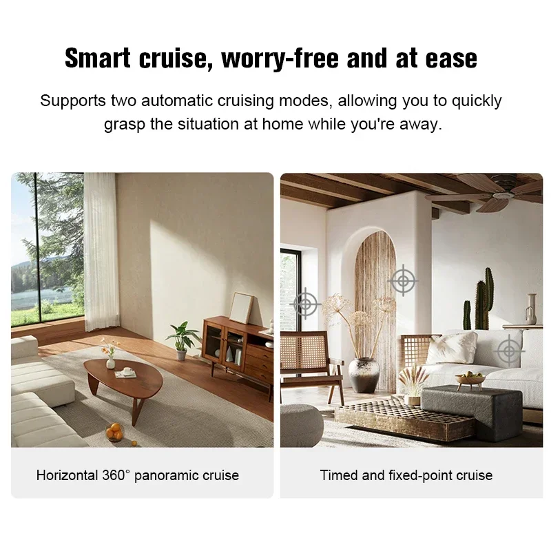 كاميرا Xiaomi الذكية 3 Pro PTZ الإصدار بالألوان الكاملة HDR 2.4/5 جيجا هرتز بوابة شبكية AI/الإنسان/الحيوانات الأليفة/كشف صرخة الطفل 360 °   مراقبة الأمن