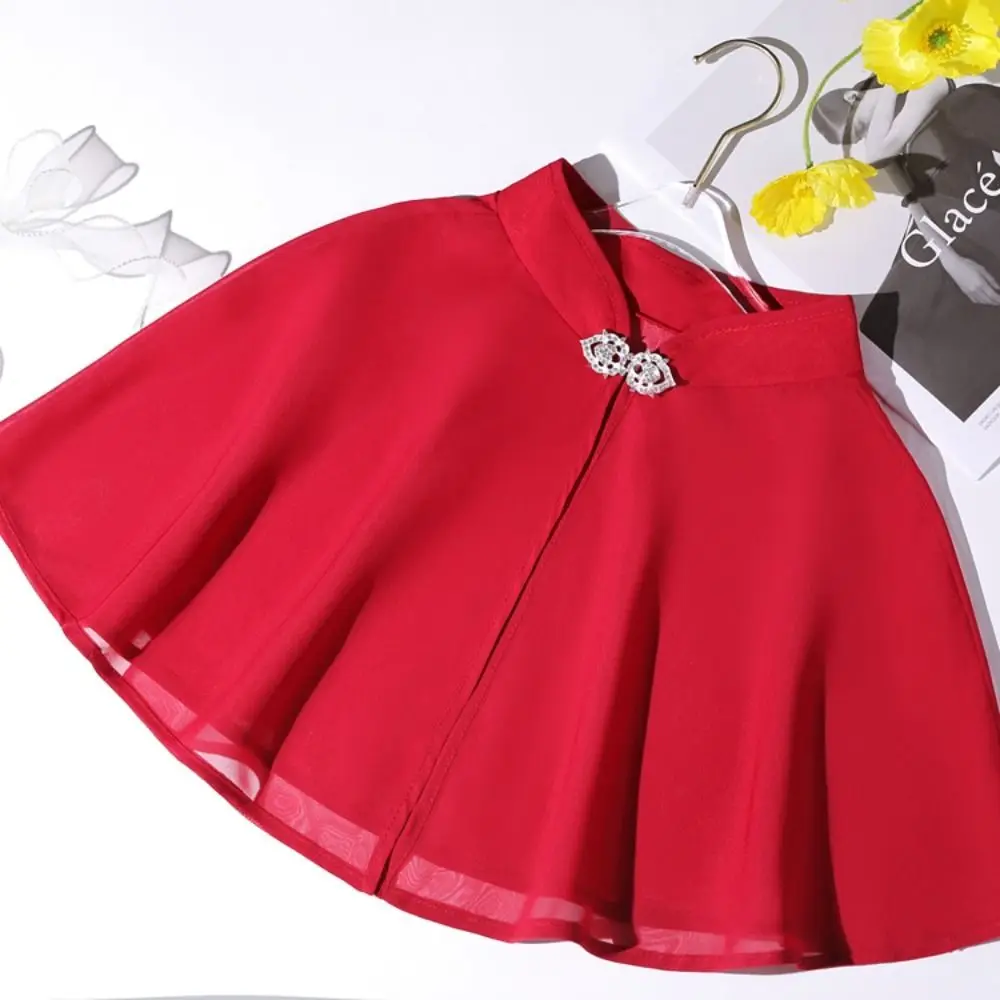 Cosplay Wedding Accessories Soft Cape Bridal Wrap Wedding Bridal Shawl Bride Cape Evening Prom Cape Chiffon Shawl