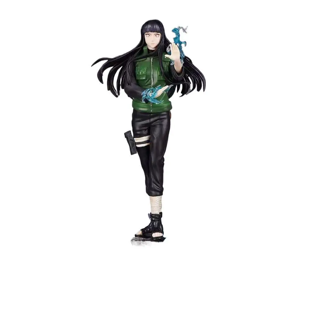 อะนิเมะขนาด34ซม. Hinata Hyuga Battle ver. จีเคตุ๊กตาขยับแขนขาได้พีวีซีรูปปั้นของสะสมของเล่นเด็กโมเดลของขวัญตุ๊กตา