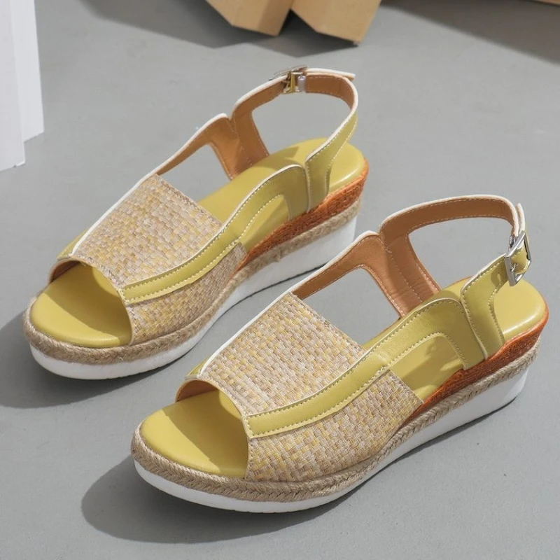 

New Women Sandals Lightweight Wedges Shoes for Women Summer Sandals Platform Shoes Heels Sandalias Mujer Casual Plus Size 42