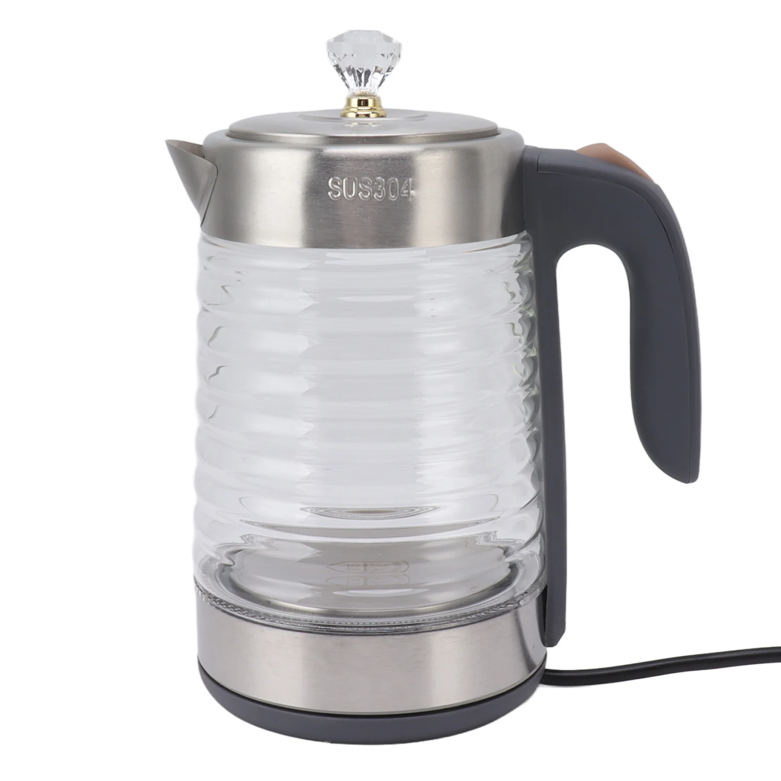 2L Electric Kettle 2200W High Power Auto Shutoff and Boil Dry  Electric Glass Tea Kettle Electric Glass Tea Kettle