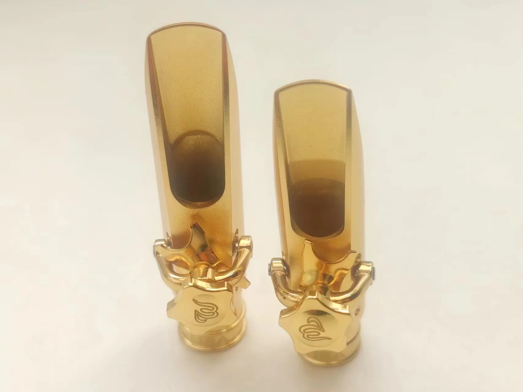 Saxophone Alto Soprano Tenor Mouthpiece Metal Brass Plated Size 5 6 7 8 9 Sax Accessories