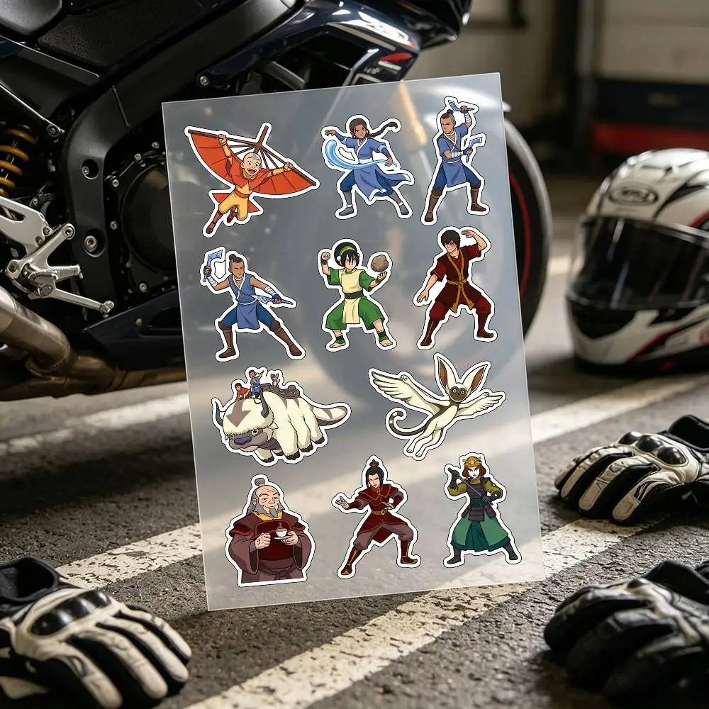 Autocollants Avatar The Last Airbender pour carrosserie automobile, pare-chocs, fenêtres, moto, ordinateur portable, murs, décalcomanies en vinyle, accessoires de tuning automobile