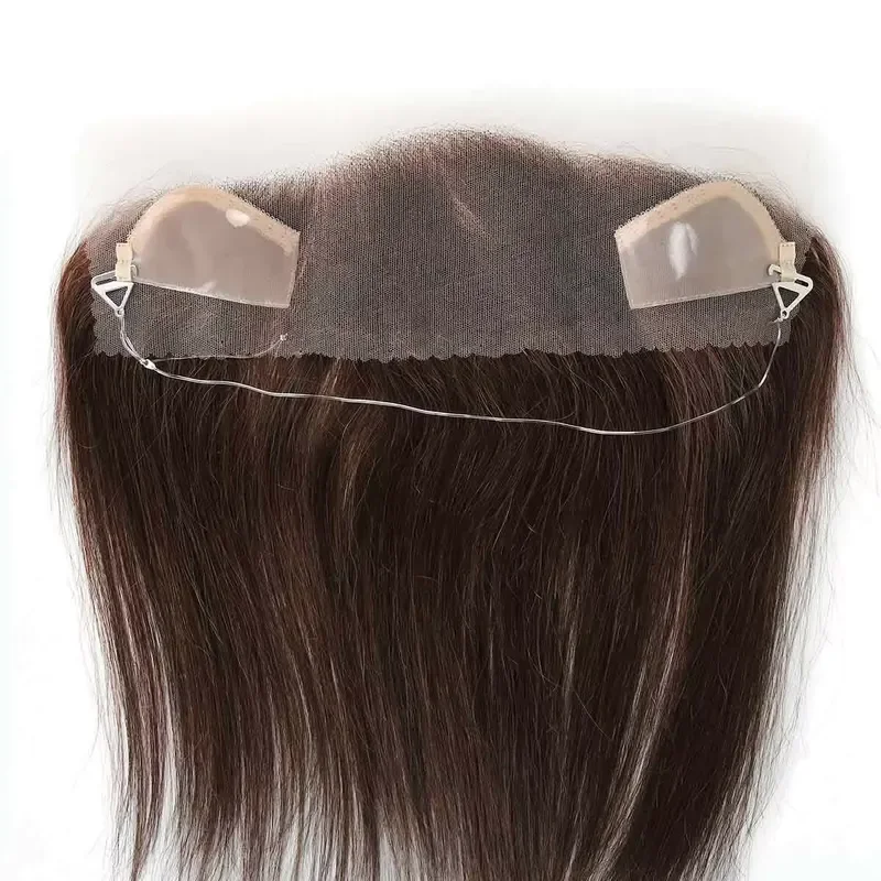 TOPUNIQUE HD Lace with Cuticle Align Chinese Virgin Remy Hair Frontal For Women Receding Hairline Topper With