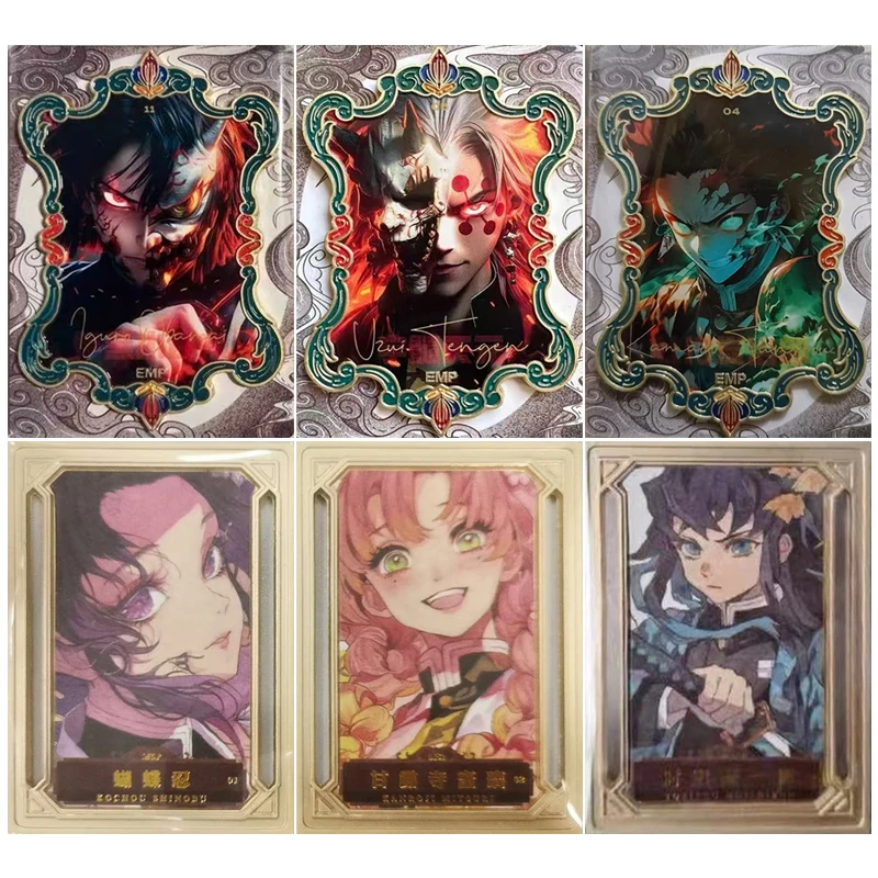

Аниме Demon Slayer EMP MSP карты Kamado Nezuko Kochou Shinobu Kanroji Mitsuri коллекционные карты подарки на день рождения детские игрушки