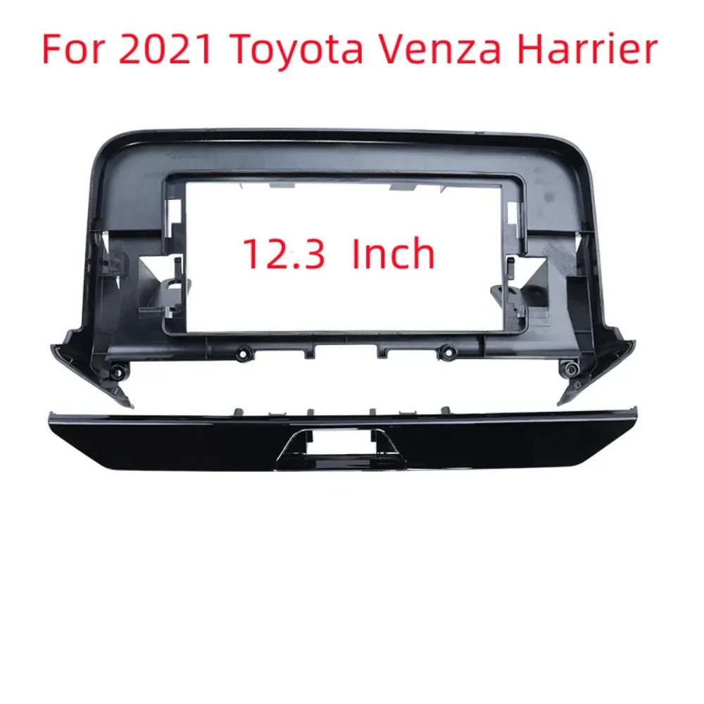 

For 2021 TOYOTA VENZA/ HARRIER 12.3''Car Accessory Frame Radio Fascia DVD Stereo Plate Mounting Dash Installation Bezel Trim Kit