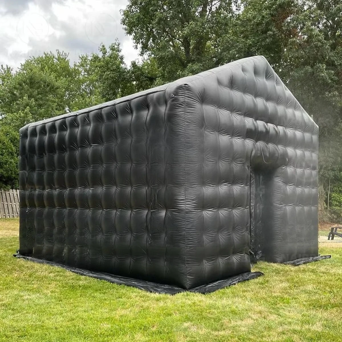 Commercial Black Portable LED Disco Mobile Night Club Tent Inflatable Cube Party Tent Inflatable Nightclub