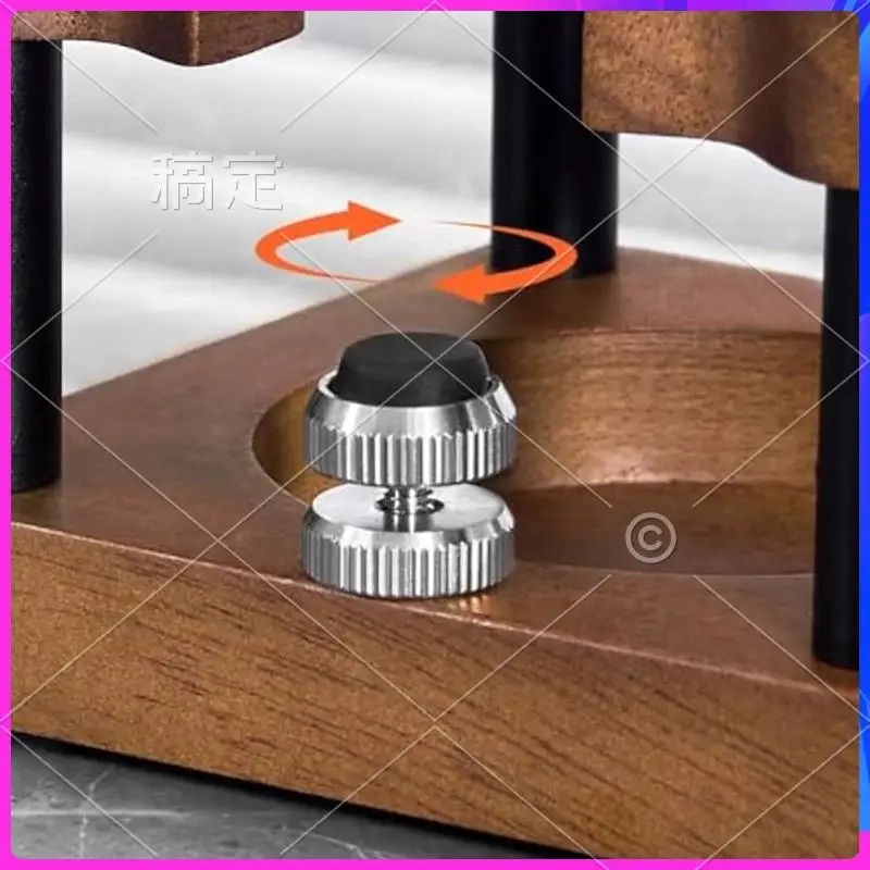 

NEW-Coffee Tamper Holder,Wooden Coffee Tamper Station Espresso Tamping Station Portafilter Holder For Espresso Machine