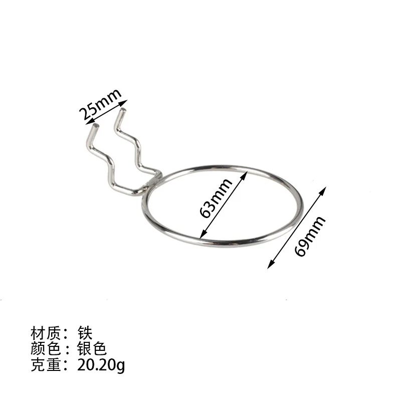 Jingmao orifice plate round metal plating hook, hole plate storage tank cup holder supermarket display hook