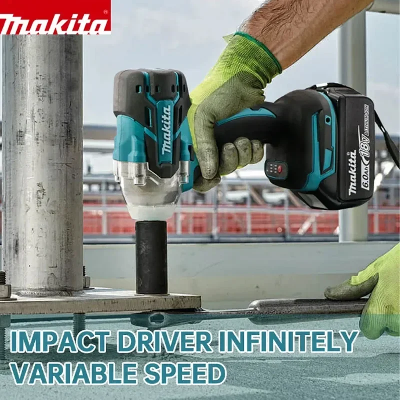 Makita Brushless Electric Impact DTW285 Wrench For 300N M High Torque Cordless Rechargeable Socket Compatible With 18V Battery