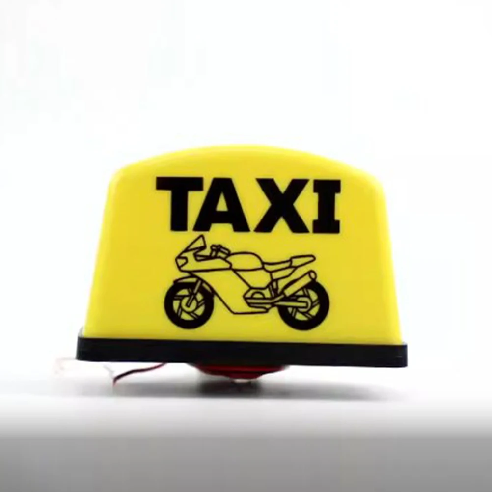 

12V Yellow Mirror Mount Lights Waterproof Multicolor Universal Taxi Indicator Led Signal Lamp Decorative Motorcycle Dome Light