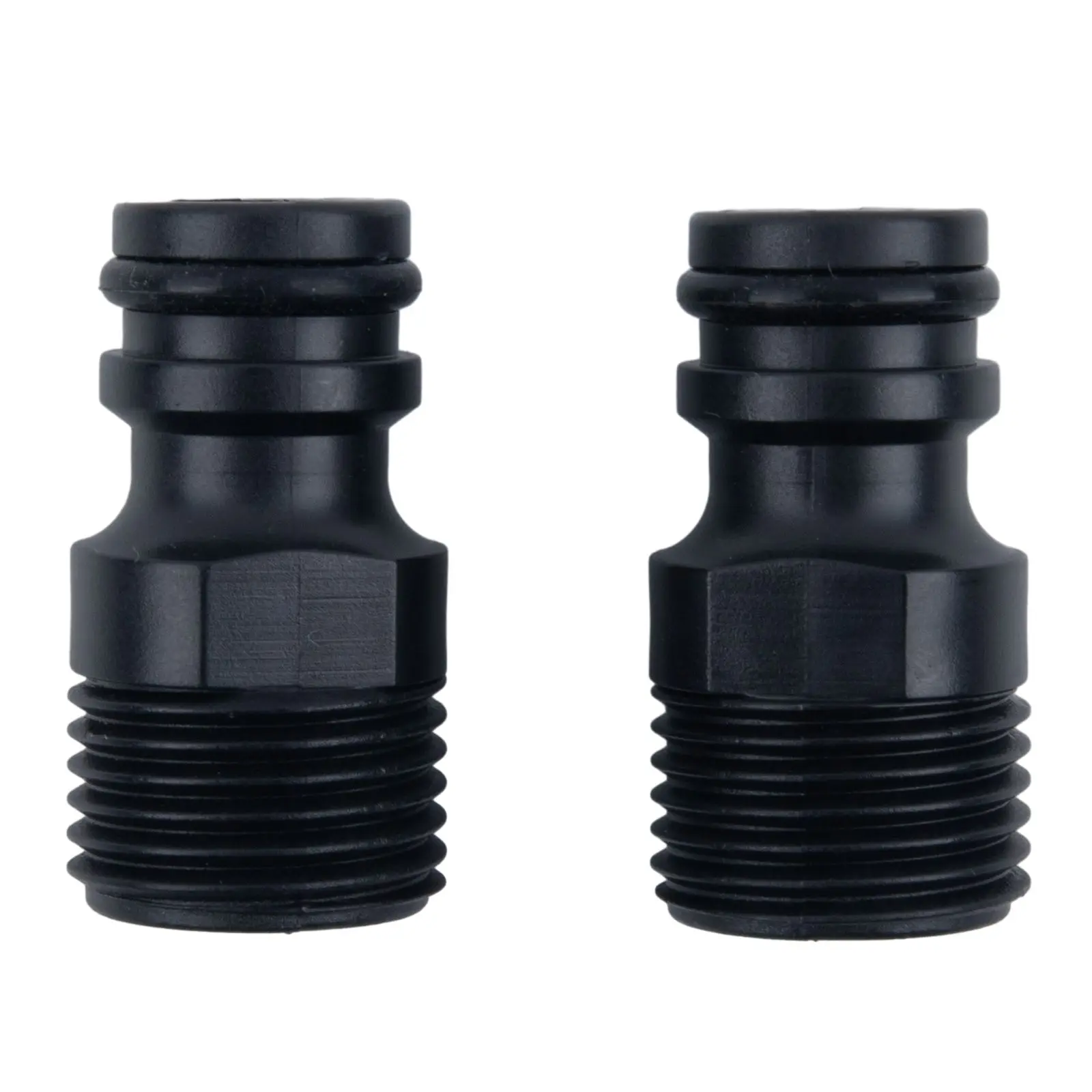 

2Pcs 1/2"Threaded Tap Adaptor Garden Water Hose Quick Pipe Connector Fitting Nipple Connector Garden Irrigation System Part Set