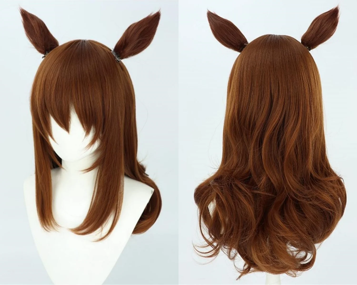 

Cosplay Uma Musume Pretty Derby Nakayama Festa Wig Anime game party synthetic ear tail wig