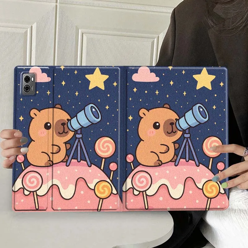 Cute Capybara For Lenovo Xiaoxin Lenovo Tab Pad Plus K10 P11 M10 Pro GT Gen 2 Legion Y700 10.6 8.8 Inch Tablet Case Soft