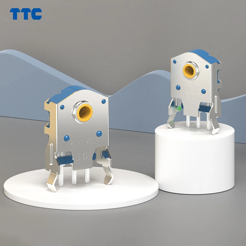 TTC Encoder 7/8/9/10/11/12/13/14/15/16mm Rotary Mouse Scroll Gold Wheel Encoder With 1.74mm Hole Mark,20-40g PC Mouse Dustproof