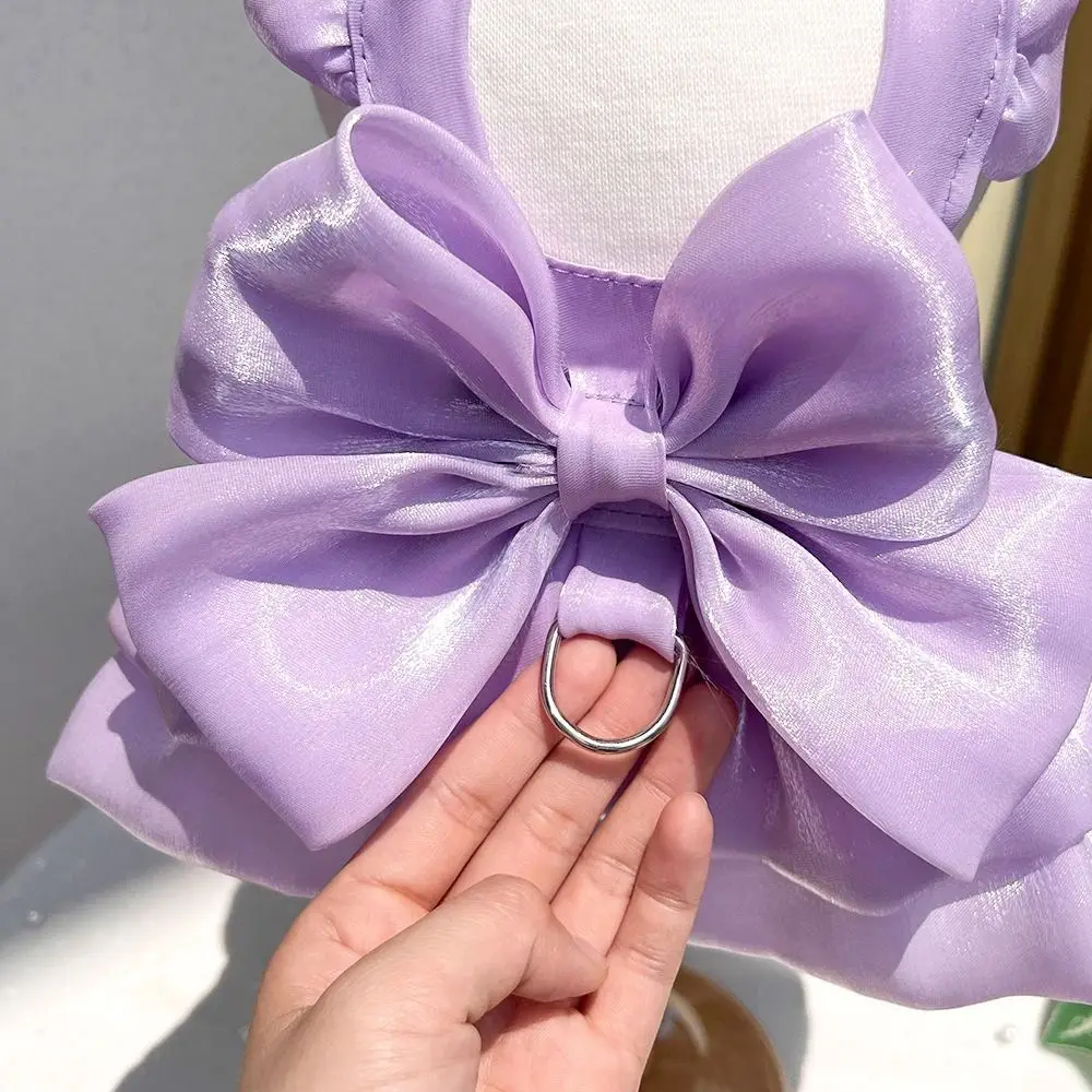 Cadeau créatif chien vêtements arc belle chiot robes doux réglable animal de compagnie nœud papillon jupe habiller accessoires