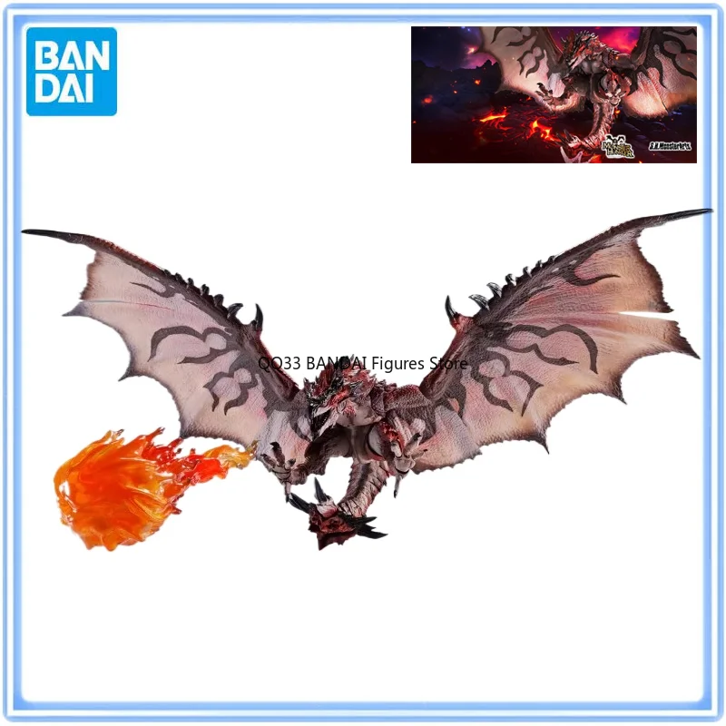 

BANDAI SHM Monster Hunter Male Fire Dragon RATHALOS 20th Anninersary Edition Anime Action Model Collectible Brand New in Shelf