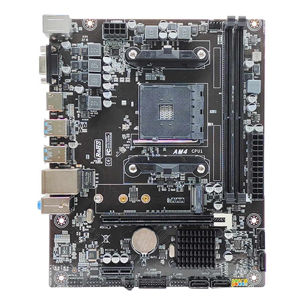 MOUGOL AMD A520M Gaming Motherboard Support  Ryzen CPU(3600/4650G/5600/5600G) M.2 NVME USB3.1 Dual Channel DDR4 Memory