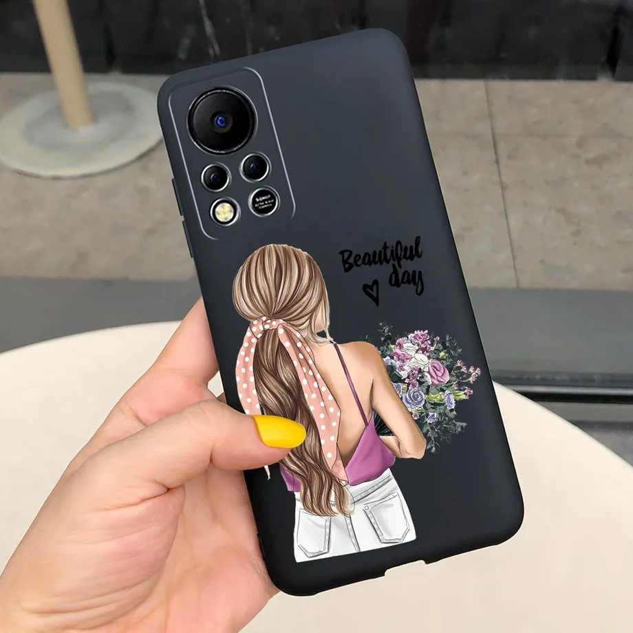 For Infinix Hot 11S NFC Phone Case Soft TPU Silicone Back Cover Candy Coque Luxury Protective Fundas Infinix Hot11S 11 S Capas