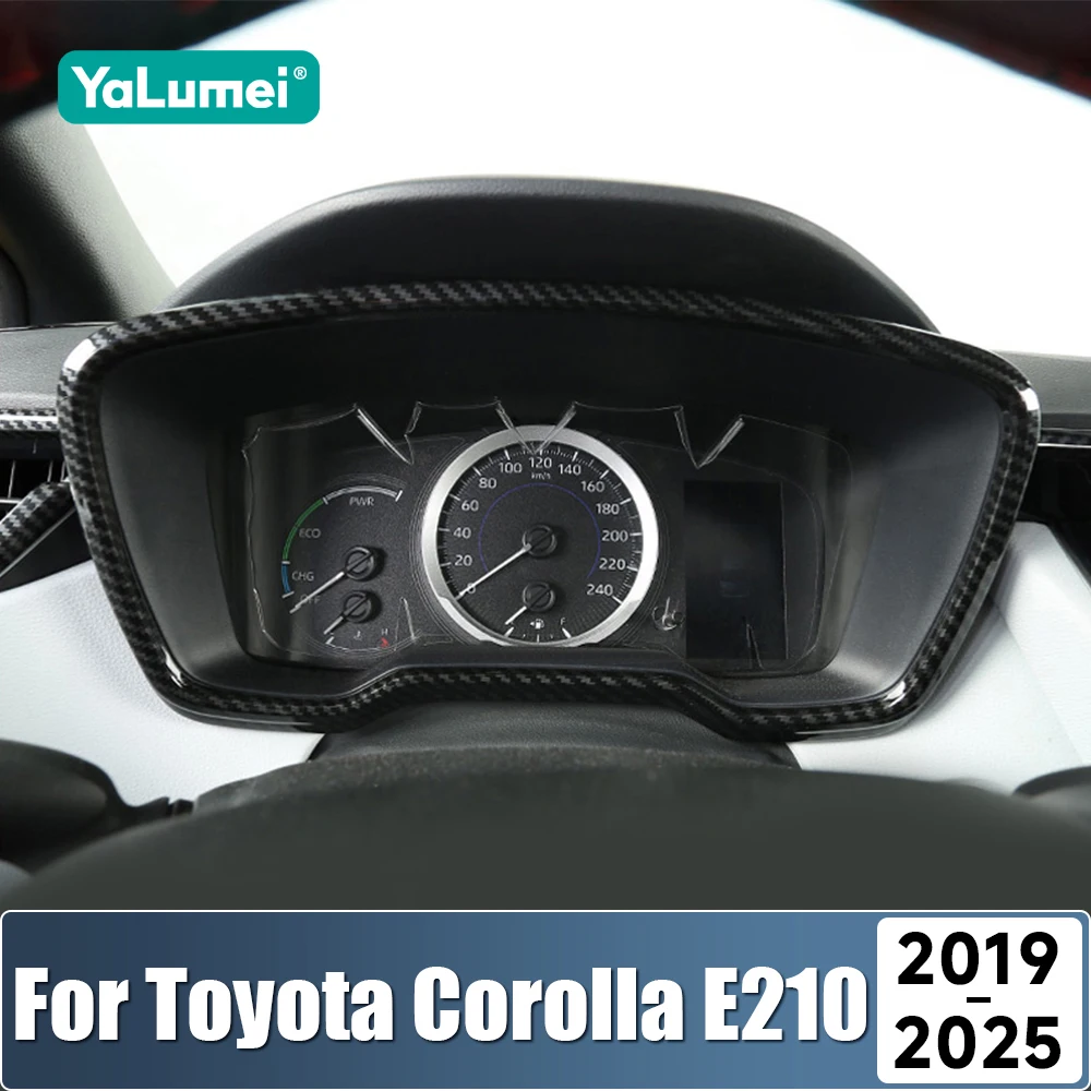 Für Toyota Corolla E210 2019 2020 2021 2022 2023 2024 2025 Hybrid Edelstahl Auto Dashboard Garnieren Rahmen Abdeckung trim Aufkleber