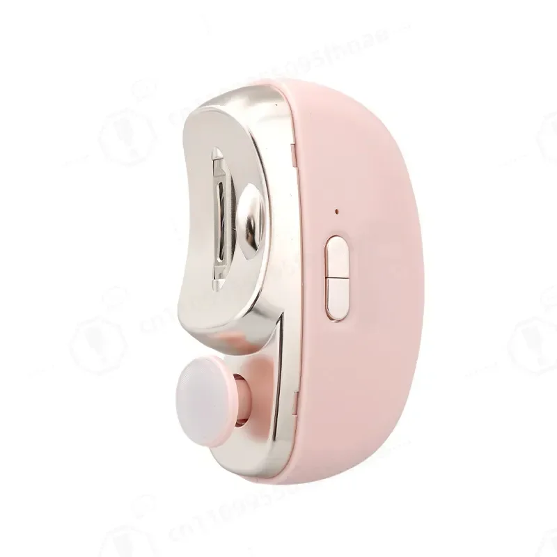 Electric Nail Clipper with Light Grinder Portable Mini Infant Safe Anti-Clip Electric Nail Trimmer and Nail Grinder