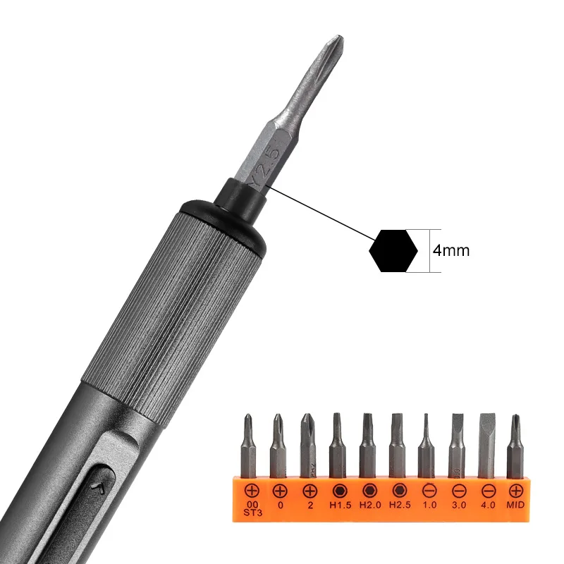 Adjustable Torque LED Lamp Batch Driver Precision Lithium Battery Rechargeable Electric Screwdriver Set, Portable Tool
