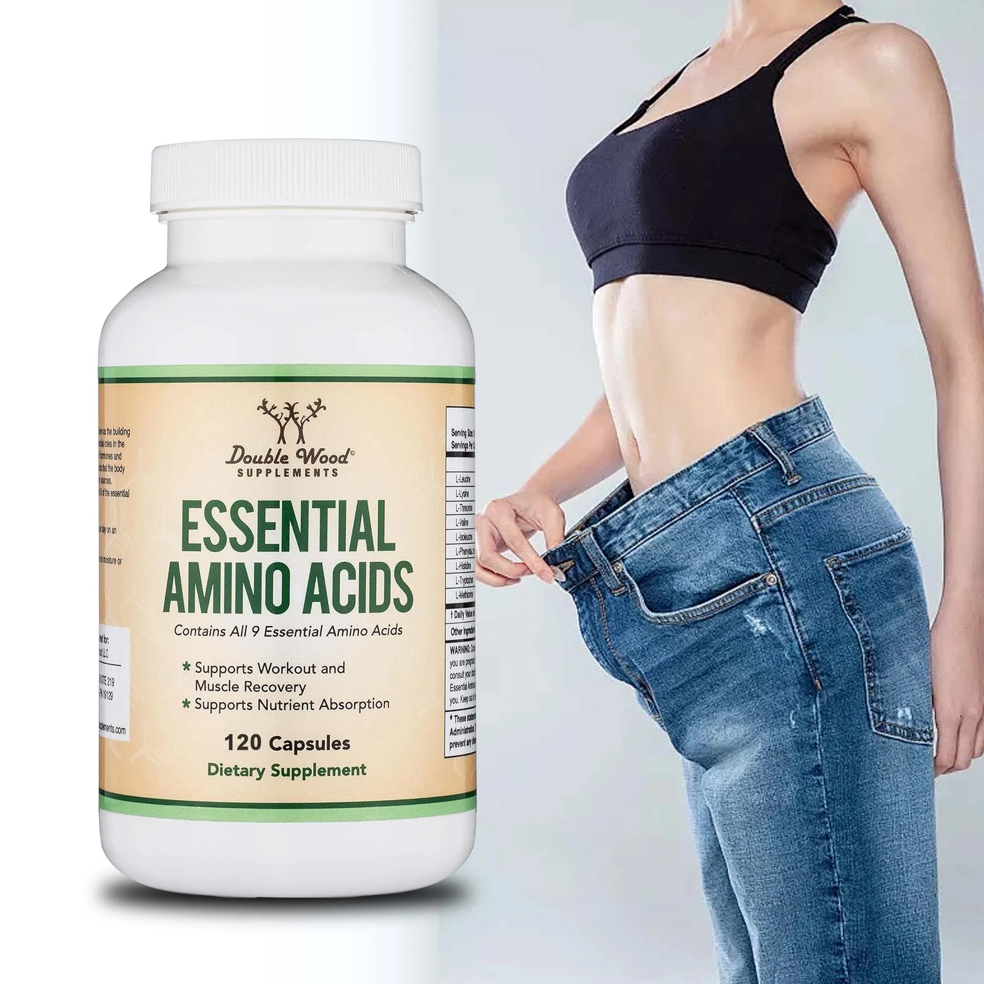 Essential Amino Acids - Supports Muscle Growth, Relieves Muscle Soreness, and Improves Exercise Endurance