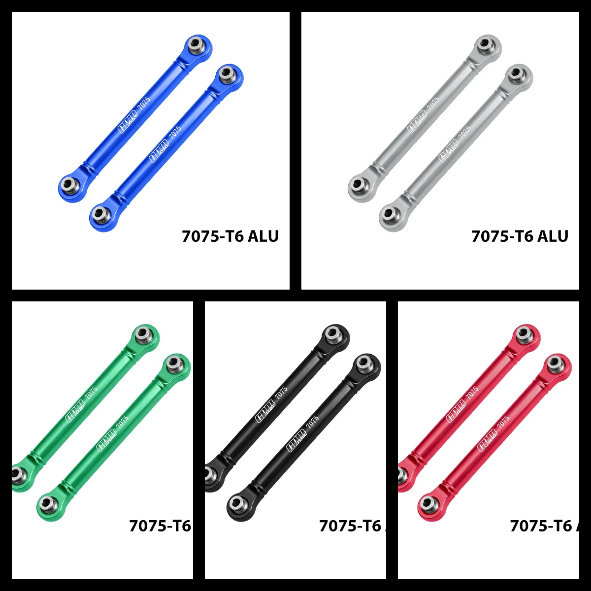 

GPM Alloy 7075 Rear Links ARRMA 1/10 Gorgon Mega 550 Vorteks Fury Mega 2WD QUAKE ARA3537