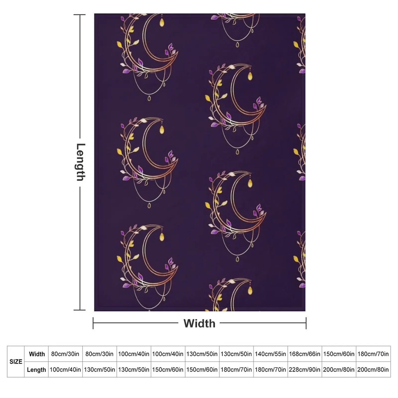 Subtle Pride Moon - Non-Binary Throw Blanket cosplay anime Weighted Winter beds Decorative Throw Blankets
