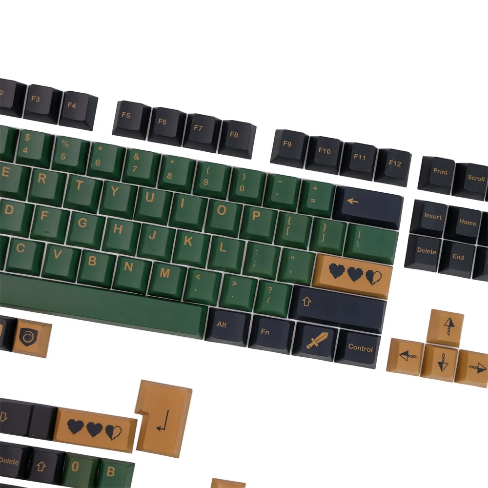 Imagem -03 - Gmk Clone Herói Keycap para Teclado Mecânico Perfil Cereja Iso Enter Layout Ansi 1.25u 1.5u 1.75u 2u 2.25u Shift 142 Chaves