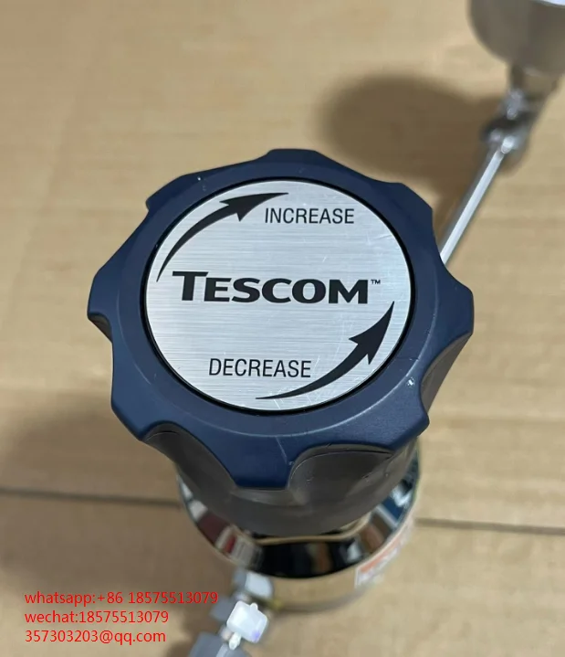 

For TESCOM SG166122-008 Pressure Regulator Valve Set With Wika Pressure Gauge And Fujikin Hand Valve 1 Piece