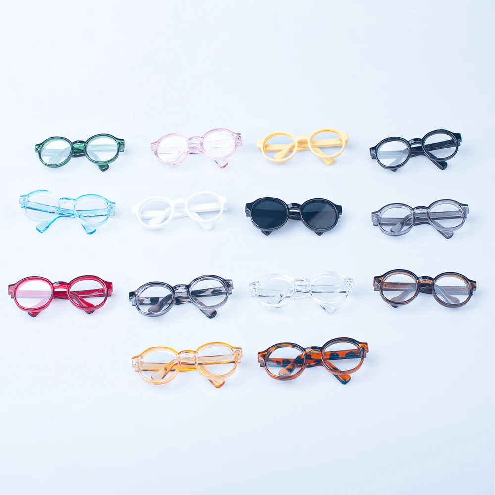 4.5/6.5/9CM doll Glasses OB11 6 Glasses Baby Sunglasses 6 12/8 BJD Doll Photo Props Doll Accessories