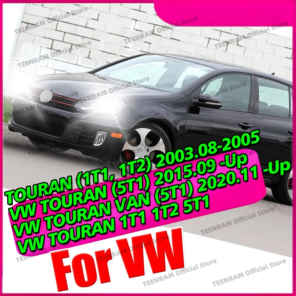 

2 шт. светодиодные противотуманные фары для VW TOURAN 1T1 1T2 5T1 TOURAN VAN, ярко-белые 6000K, H8 H11, передние противотуманные лампы для автомобиля, Plug&Play
