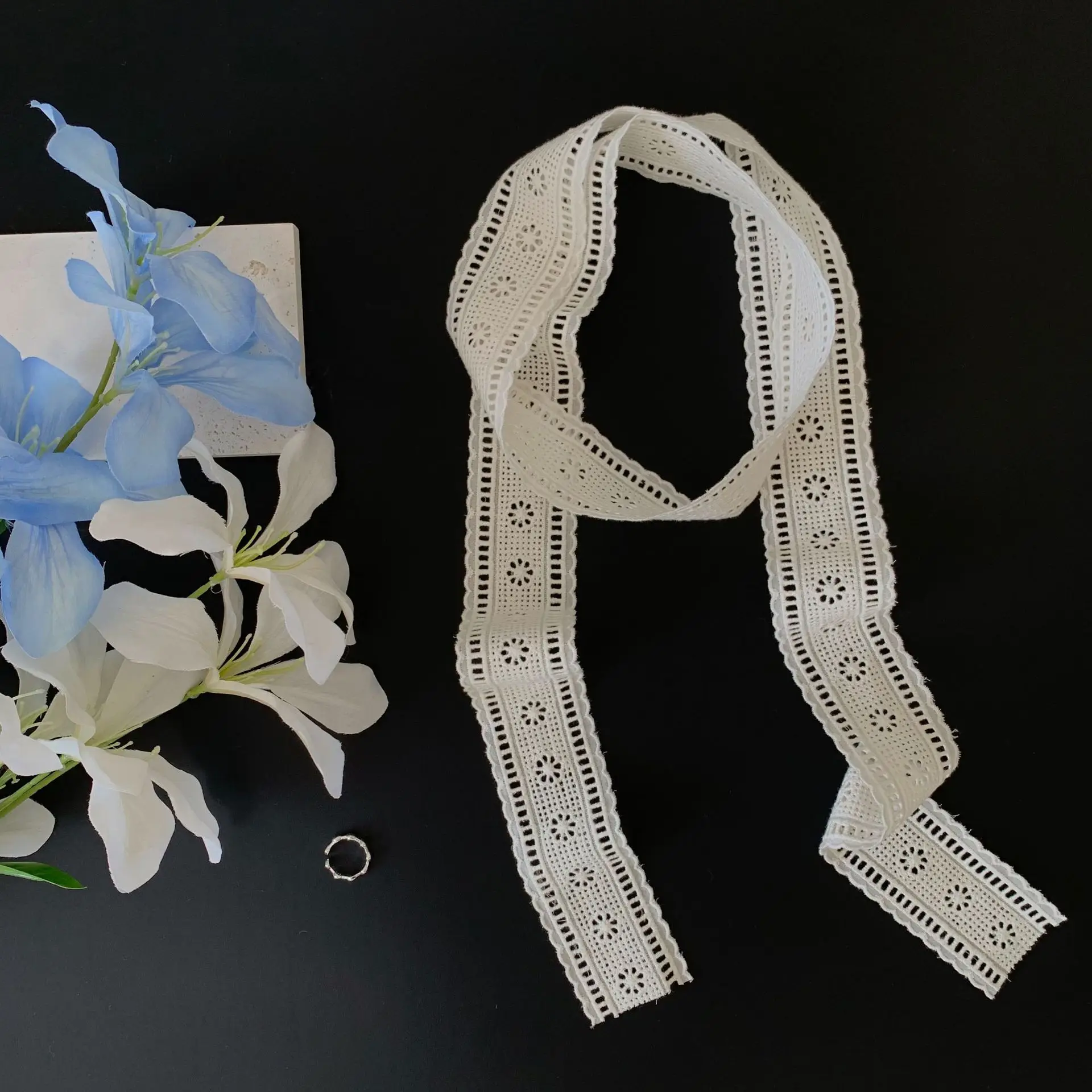 lenco-de-renda-branco-estilo-coreano-feminino-faixa-de-cabelo-vintage-acessorio-de-pescoco-para-primavera-verao-fita-de-seda-novo-modelo-2026