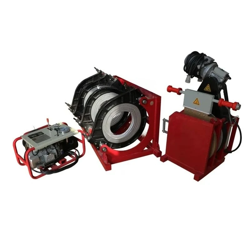 Soldadora hidráulica de fusión a tope HDPE PPR PE para tubos de plástico HP160-315