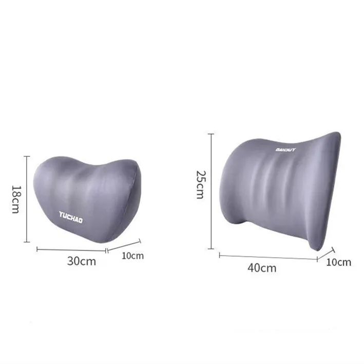 Car Headrest Lumbar Support Car Neck Pillow Waist Cushion Driver Seat Backrest Car Cushion Driving Lumbar Support Waist Support