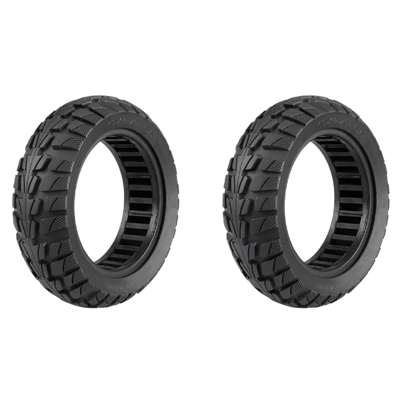 2X Solid Tire 10 Inch,10X2.70-6.5 Solid Tire Scooter Tubeless Puncture-Proof Tire,Explosion-Proof Solid Tires For Kugoo