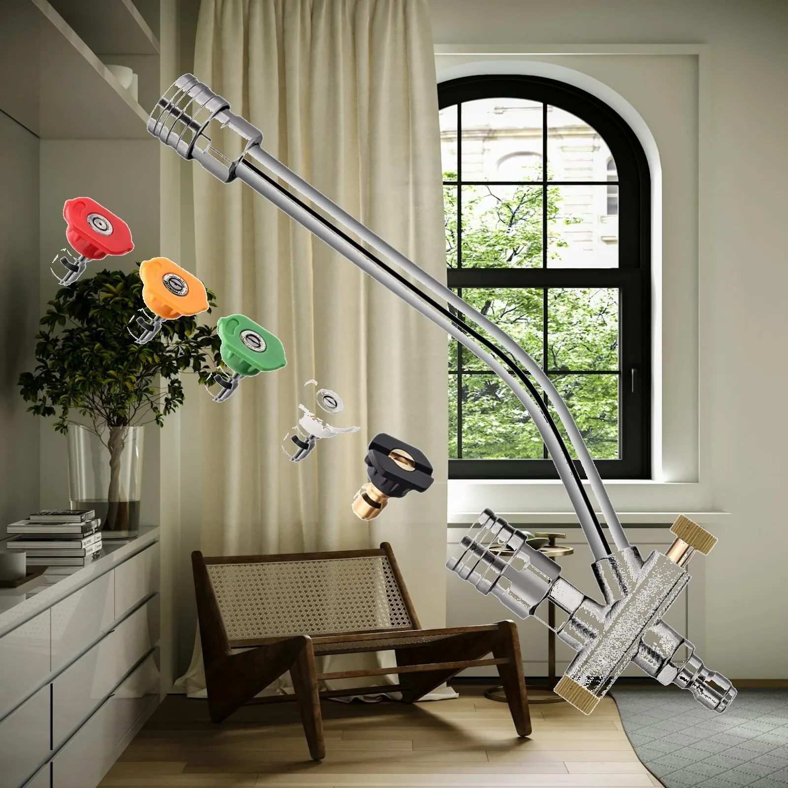 High Performance Pressure Washer Attachment for Efficient Auto Detailing And Lawn Care