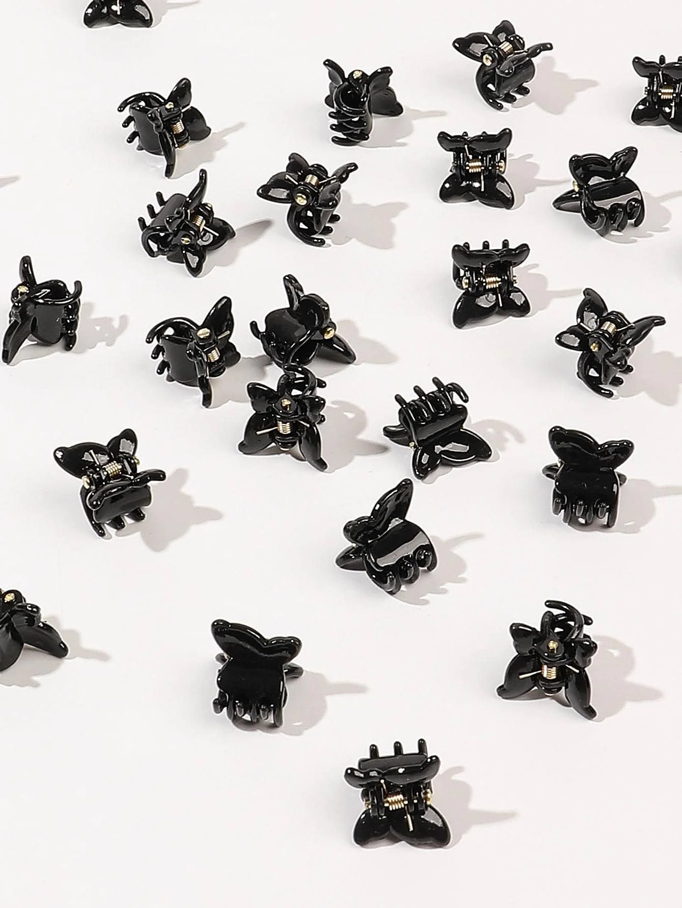 50-teiliges Mini-Schmetterlings-Haarklammern-Set in verschiedenen Farben, schöne Haarklammern, Zubehör für Frauen, Mädchen, Babys – Detail 12