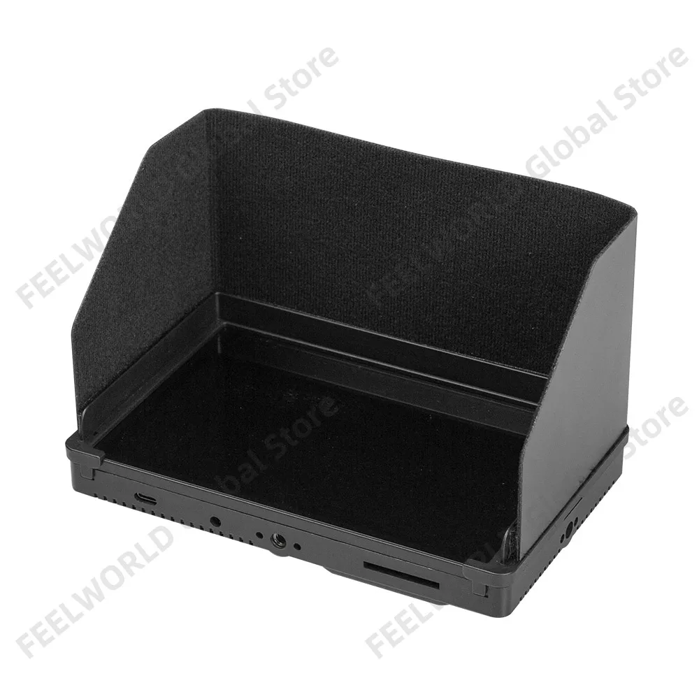 FEELWORLD F7 PRO Sonnenschutz Sunhood Tragbare, leichte, flexible Installation für 7-Zoll-4K-HDMI-Eingangskamera DSLR-Feldmonitor