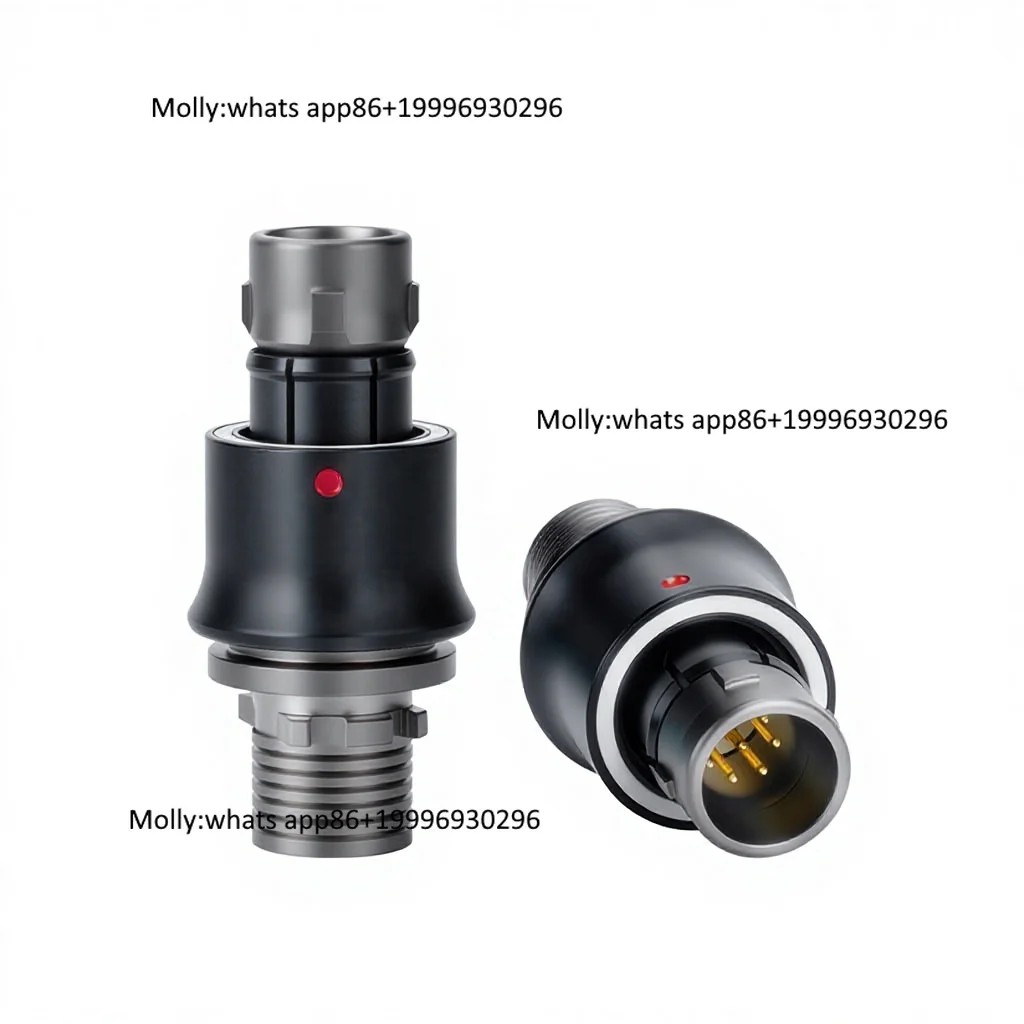 Y-series  Connectors Chrome-plated AluminumIP68 protection Ratingcompatible with ODU AMC Rugged Miniature Connectors.
