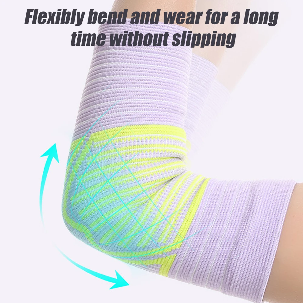 1pc Elbow Brace Compression Support Arm Sleeve for Men and Women, Tennis Elbow, Golf Elbow, Work, Home, Office