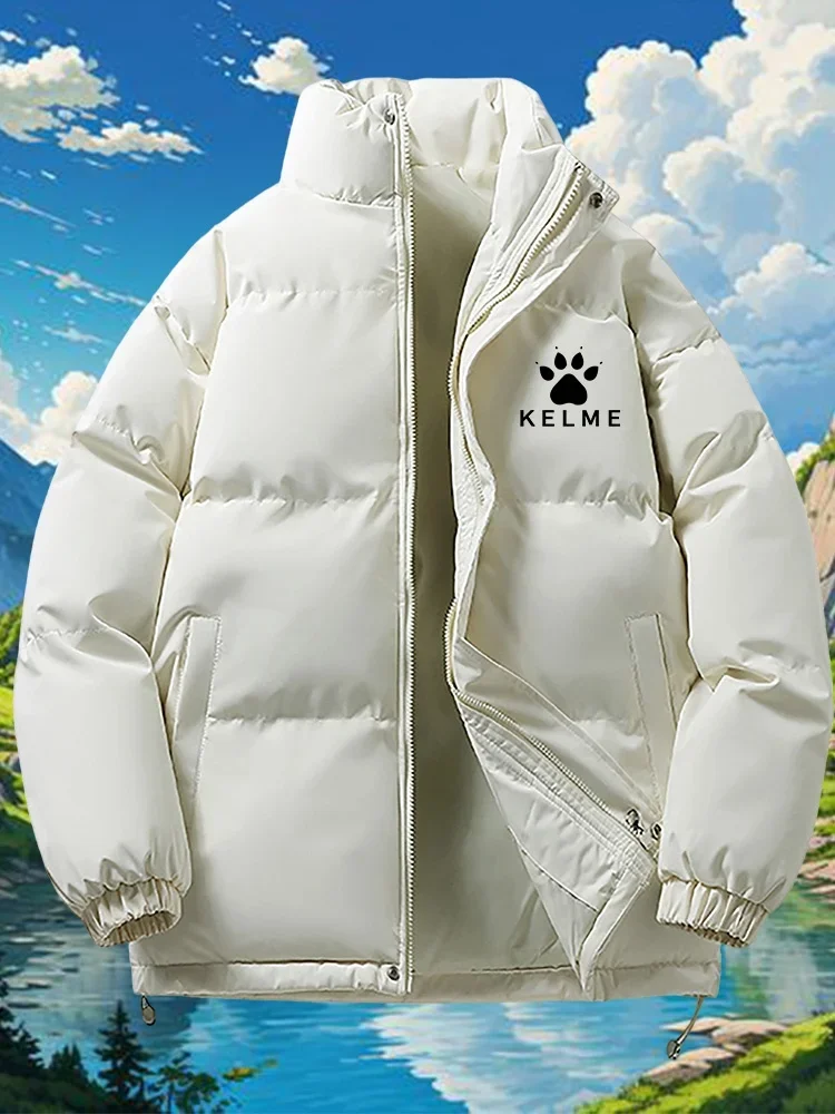 Outdoor Hiking Camping Fashion Trend Padded Jacket Versatile Solid High-quality Breathable Neutral Thick Warm Cotton Clothing