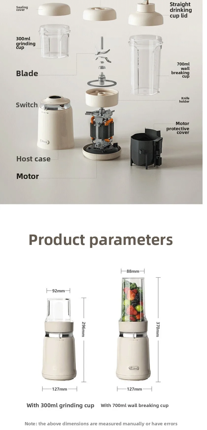 Molinillo exprimidor de cocina automático