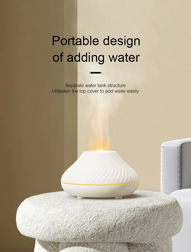 Volcano Aromatherapy Diffuser Portable Desktop Essential Oil Aroma Diffuser Home Air Humidifier Purifier/Essential Oil Set