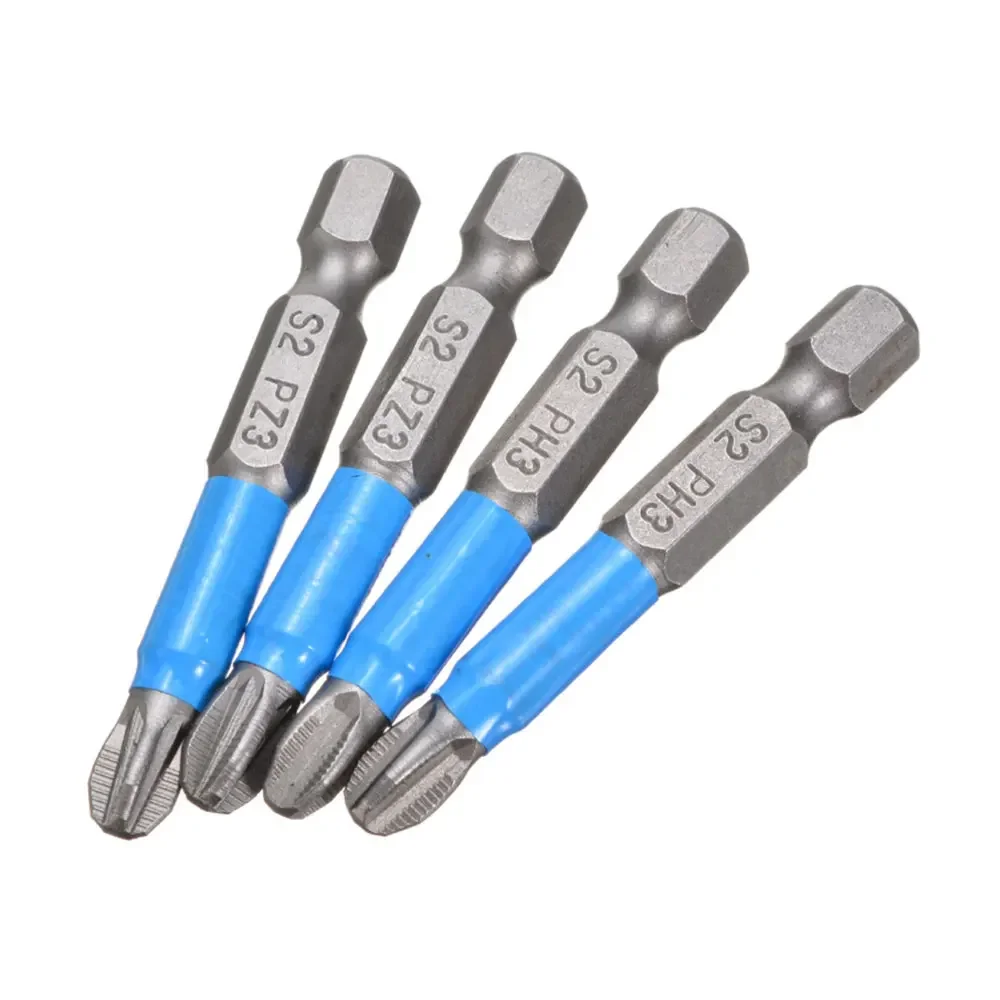 Imagem -03 - Binoax Cruz Cabeça Magnética Lote Anti Slip Parafuso de Broca Chave de Fenda Elétrica Conjunto Bits 50 mm s2 ph pz 12 Pcs