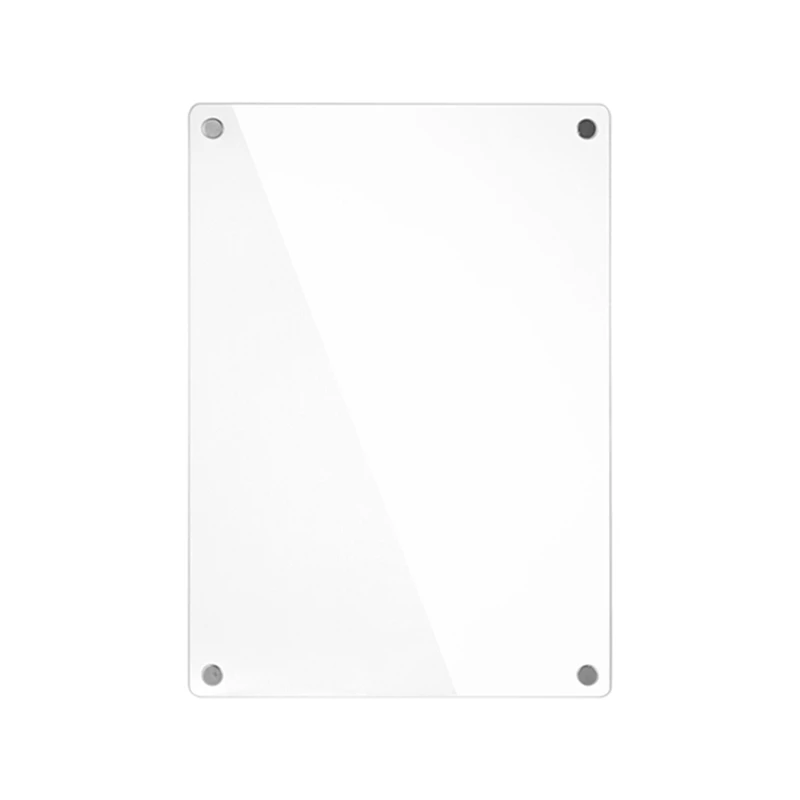 A48R-Dimensional Magnetic Transparent Acrylic Weekly Plan Notes Message Board Erasable DIY Magnetic Refrigerator Sticker
